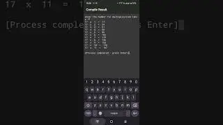 How to print multiplication table of any number using python