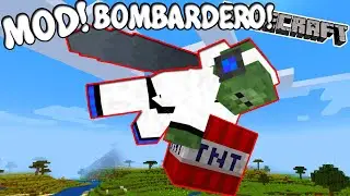 HELLDOG EL BOMBARDERO! Minecraft 1.17.1 MOD ELYTRA BOMBING!