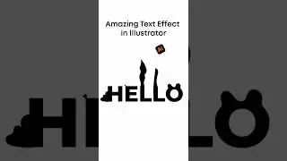 Unique Text Effects! Photo Editing Skills! #photoshop #shorts #shortsvideo #illustrator
