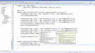 JavaFx Tutorial For Beginners 15   JavaFx TreeView Events