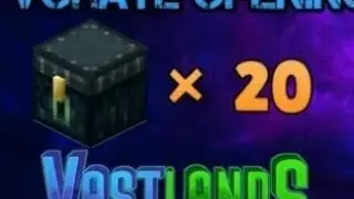 OPENING 64 VCRATES IN VASTLAND SKYBLOCK