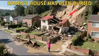 HOA Karen Cut Down the Forest on My Hillside &mdash; Too Bad a Landslide Buried Her House