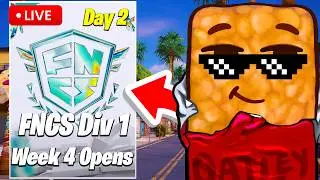 🔴LIVE - FNCS DIV 1 OPENS DAY 2 (Fortnite)