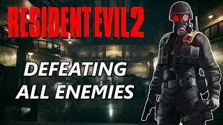 Resident Evil 2 Hunk The 4th Survivor (Defeating All Enemies)