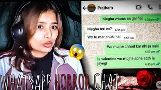 VALENTINE SCARY WHATSAPP CHAT 😱 || #munnugaming #horror #reactionvideo 