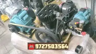 300 Pound Double Piston Air Compressor with 1.5 H.P Copper Motor Delivery to Nandurbar- Maharashtra.