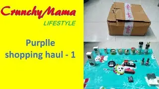 Purplle shopping haul 1 || Purplle review || CrunchyMama lifestyle