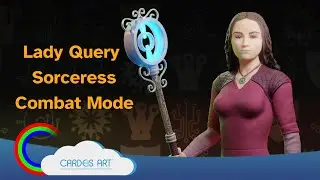 Webdieval&trade; ReverseCore&reg; Official Game | Lady Query Sorceress Combat Mode Action Preview 🪄 #ActionRPG