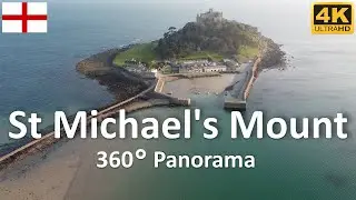St Michael's Mount - Panorama | Cornwall | England | UK - 4k 360&deg;