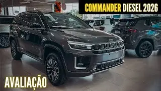 NOVO JEEP COMMANDER OVERLAND DIESEL 2026 - CHEGA MAIS COMPLETO E BARATO