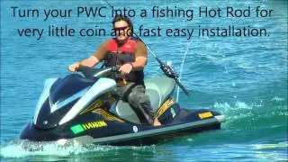 Jet Ski fishing, PWC fishing - Maverick Fish Hunter - Coolest Fishing System Ever