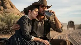 The Stagecoach Driver Left Her In The Desert, The Cowboy Found Her Trail And Brought Her Water