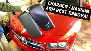 DODGE CHARGER ARM REST REMOVAL REPLACEMENT 2005 2006 2007 2008 2009 2010 DODGE MAGNUM