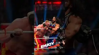 Brock Lesnar vs Roman Reigns 💥 The Beast vs The Tribal Chief | WWE Epic Battle 🔥 #BrockLesnar 🐺