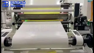 Waterproof Polyart Synthetic Paper Roll Slitting Rewinding Machine for Labels
