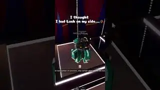 I thought I had Luck on my side......🥀 #roblox