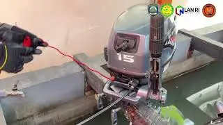 Tutorial Perawatan Motor Tempel 2 TAK 15 PK