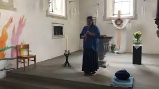 Klang-Raum Kirche Aeugst,  S.T. M&uuml;ller Probe 4. April  2018
