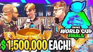 Fortnite WORLD CUP WINNERS! *SHOCKING* FINAL MOMENTS! (World Cup DUOS)