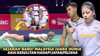 INDONESIA TERTINGGAL?! Malaysia Juara Dunia, Sempat Frustasi Lawan Jafar/Felisha, Inii Pengakuannya