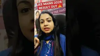 JEE Mains 2026 Result OUT Finally! 🔥 Big Update by NTA #shortsfeed