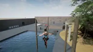 Tomb Raider The Dagger Of Xian test Pole Climbing