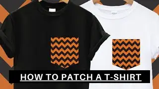 HOW TO PATCH A T-SHIRT WITH ANKARA FABRIC #easy #ankara #patchwork #nshuticreations #artwork #diy