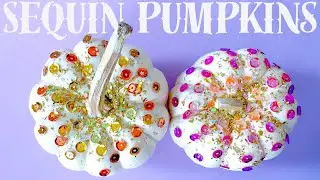Sequin Pumpkins