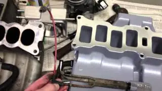 Fox Mustang 5.0  Trick Flow Upper Intake describing vacuum hose transfer and location