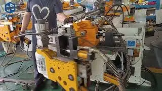 [SteviS bending machine] CNC steel round pipe bending machine with punching device