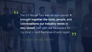 Reflecting on 2024 EV Repair Tour