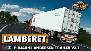 |ETS2 1.46| Lamberet  P.Bjarne Andersen Trailer  v2.7 [Trailer Mod]
