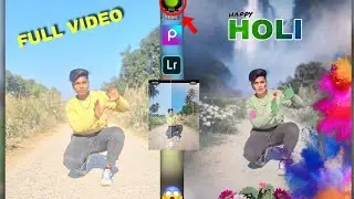 HOLI PHOTO EDITING 2025 II HOLI Special photo editing ll Picsart HOLI PHOTO EDITING II new cupction