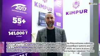 Yuri Nikolayev (Kimpur RUS and CIS LLC, Moscow, Russia) interview at the 16th Polyurethanex 2025