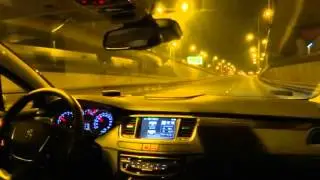 2016 Peugeot 508 RXH Night Driving Test Drive Jazda Testowa Nocna PL