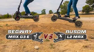 Segway MAX G3 E VS Ausom L2 MAX: off-road speed & suspension test