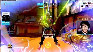 HARBLEU DUO WITH CLONEMAN16! INSANE ROADHOG GAMEPLAY OVERWATCH SEASON 28 TOP 500