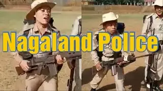 Nagaland Police  Fun moment during Training