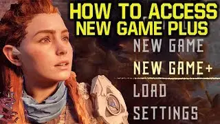 Horizon Zero Dawn - CANT ACCESS NEW GAME PLUS? WATCH THIS! (Horizon Zero Dawn New Game Plus)