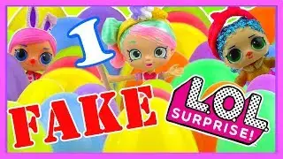 FAKE LOL SURPRISE DOLL EGGS | Guessing Game