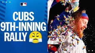 FULL INNING: The Cubs rally in the 9th to walk it off! 😤