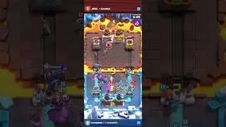 Mi partida m&aacute;s loca de Clash Royale por ahora XD