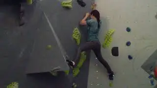 Bouldern in Bremen (Linie 7) Die n&auml;chste gelbe Route
