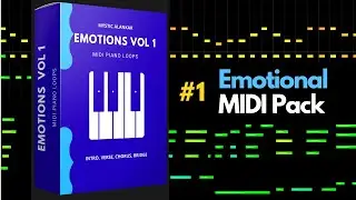 Emotional MIDI Pack - Royalty-Free Piano MIDI Loop Kit for Songwriters & Producers