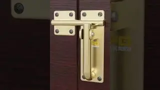 Simple automatic gate latch ideas locking mechanism #shorts #asmr #latch
