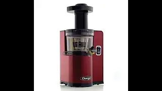 Omega VERT Slow Juicer VSJ843QR, Square Version, Red
