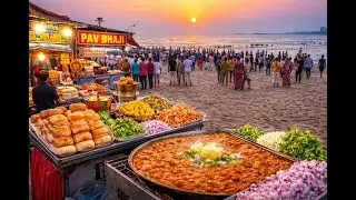 Food Escapade @Juhu Beach in Mumbai, India