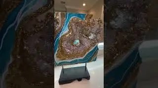 Tranquility Geode Resin Art Sculpture | Geode Resin Art Tutorial