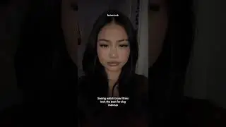 Seeing which brow filters look the best for abg makeup