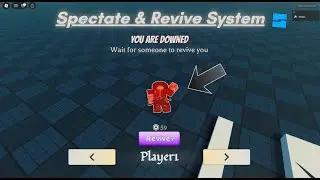 [FOR SALE] Advanced Spectate / Revive  & Voting | Roblox Studio